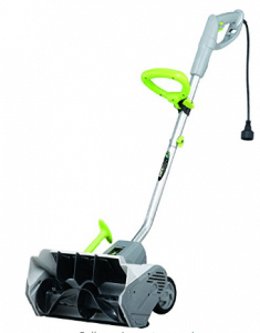 Earthwise SN70014 14-Inch 12-Amp Electric Power Snow Shovel- Electric Snow Shovel with Wheels