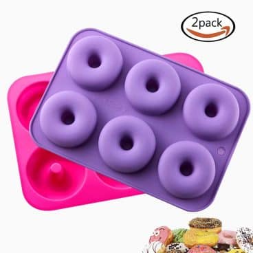 KLEMOO 2-Pack Donut Baking Pan