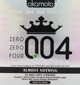 Okamoto 0.04mm Zero Four condoms 24 pack
