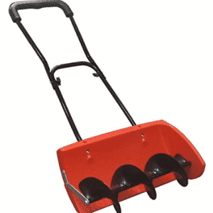 EasyGoProducts Snow Screw, Auger Style Manual Snow Blower, Snow Plo- Electric Snow Shovel with Wheels