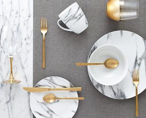 3. Dinnerset-16Pcs Coupe Marble