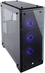 4. Corsair Crystal 570X RGB Mid-Tower Case, 3 RGB Fans, Tempered Glass
