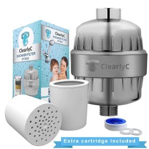  ClearlyC Shower Filter & Hard Water Softener