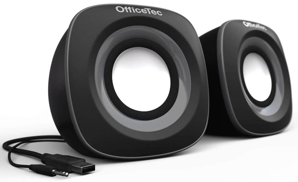 OfficeTec USB Computer Speakers Compact 2.0 System for Mac