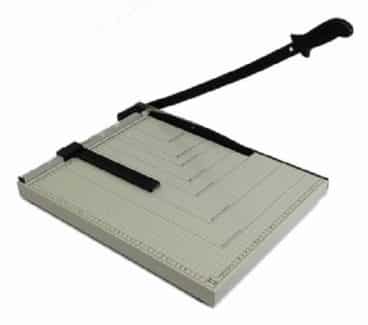 Paper Cutter Guillotine Style 18" Cut Length X 15" Inch Metal Base Trimmer