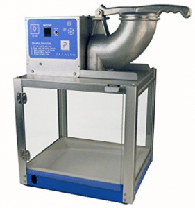 Paragon Simply-A-Blast Sno Cone Machine for Professional Concessionaires Requiring Commercial Heavy Duty Snow Cone Equipment 1/3 Horse Power 792 Watts