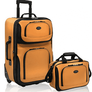 U.S Traveler Rio Two Piece Expandable Carry-on Luggage Set