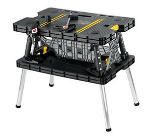 1. Keter Folding Table Work Bench - Best Portable Workbenches
