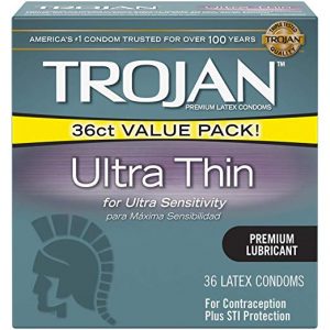 Trojan Ultra-thin Lubricated condoms