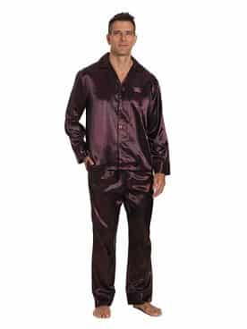 Noble Mount Men's Premium Satin Pajama Sleepwear Set