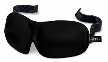 Bucky 40 Blinks Luxury Ultralight Comfortable Contoured Eye Sleep Mask/Blindfold for Travel & Sleep