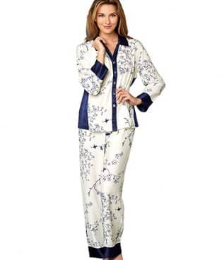 Julianna Rae Women's 100% Silk Pajama