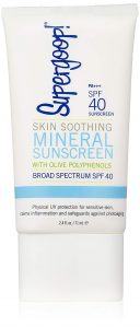 Skin Soothing Mineral Sunscreen for Sensitive Skin with Olive Polyphenols