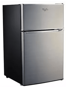 Whirlpool Compact Refrigerator Freezer Fridge Kitchen Appliance Counter Depth Small Stainless Steel Mini