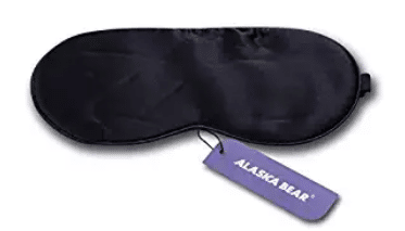 ALASKA BEAR® Natural silk sleep mask & blindfold, super-smooth eye mask (One Strap)