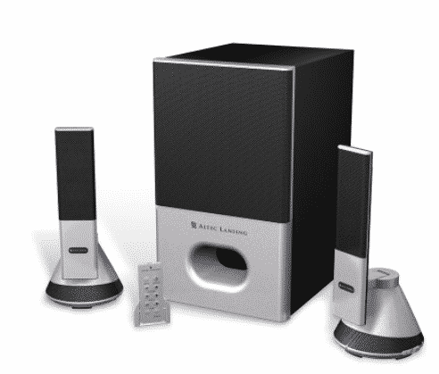 Altec Lansing VS4221 2.1 Speaker System Music & Gaming System with Remote