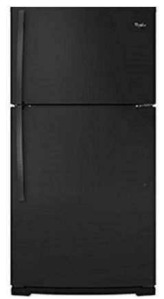 Whirlpool WRT541SZDB 21.3 Cu. Ft. Black Counter Depth Top Freezer Refrigerator