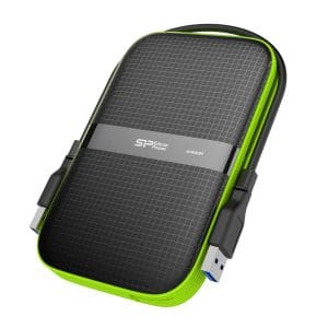 Silicon Power 1TB Rugged Armor A60 Military-grade Shockproof/Water-Resistant USB 3.0 2.5" External Hard Drive for PC, Mac, Xbox One and Xbox 360, Black