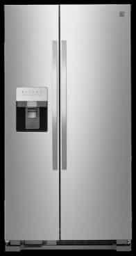 Kenmore 50043 25 cu. ft. Side-by-Side Refrigerator with Water and Ice Dispenser in Stainless Steel