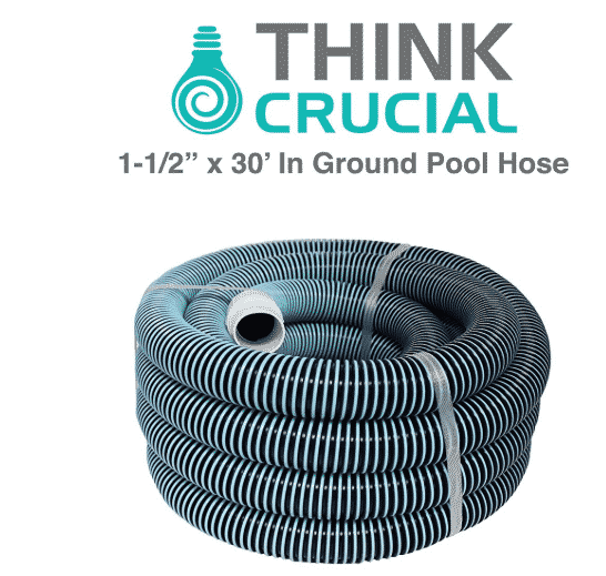 Poolmaster 33430 1-1/2" x 30' Heavy Duty In-Ground Pool Vacuum Hose