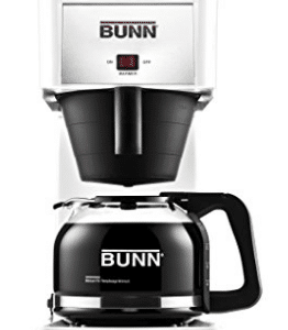 BUNN GRW Velocity Brew 10-Cup Home Coffee Brewer, White