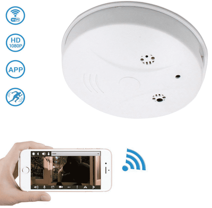 WiFi Hidden Camera Spy Camera Smoke Detector