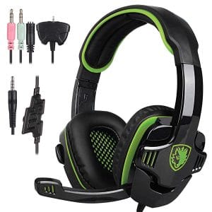 Stereo Gaming Headphone SADES Headset Earphone with Microphone