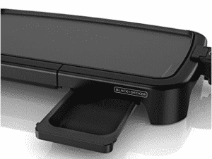 BLACK+DECKER Family-Sized Electric Griddle with Warming Tray & Drip Tray