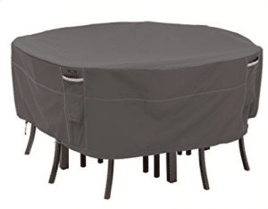 Classic Accessories Ravenna Round Patio Table & Chair Set Cover