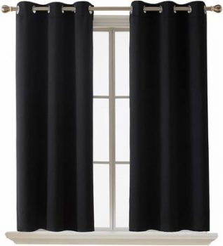 4. Deconovo Room Darkening Window Blackout Curtain