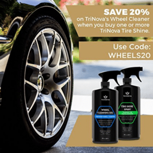 Tire Shine Spray No Wipe - Automotive Clear Coat Dressing for Wet & Slick Finish