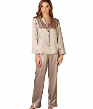 Julianna Rae Women's 100% Mulberry Silk Pajama Set