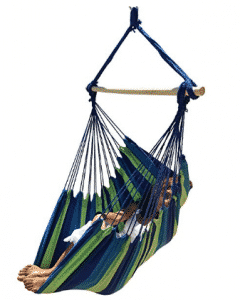 Large Brazilian Hammock Chair by Hammock Sky - Quality Cotton Weave for Superior Comfort & Durability