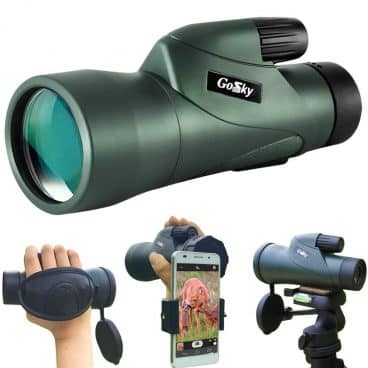Gosky 12x55 High Definition Monocular Telescope and Quick Smartphone Holder