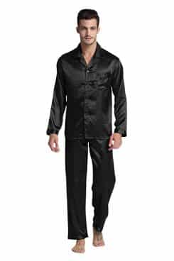 Tony & Candice Men's Classic Satin Pajama Set Sleepwear