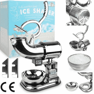 WYZworks Commercial Heavy Duty Ice Shaver with 2 Extra Blades