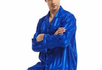 Men’s Silk Satin Pajamas Set