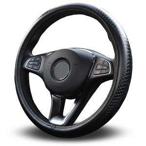 7. Vitodeco Odorless Leather Steering Wheel Cover