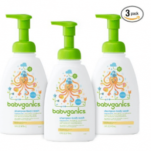 Babyganics Baby Shampoo and Body Wash, Fragrance Free
