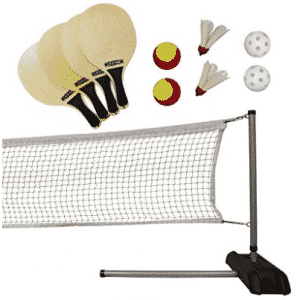 Lifetime 90421 Pickleball, Badminton, & Quickstart Tennis Net Set