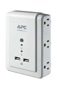 APC 6-Outlet Wall Surge Protector - Whole House Power Surge Protectors