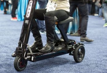 Electric Scooter With A Drill