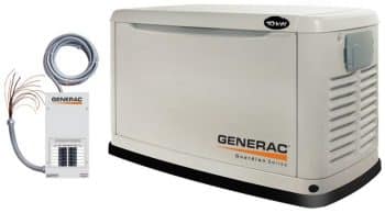 Generac Guardian Series 5871 10,000 Watt Air-Cooled Liquid Propane/Natural Gas Powered Standby