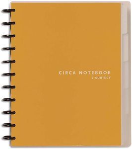 10. Levenger Circa 5-Subject 0.25-Inch Ruled Notebook