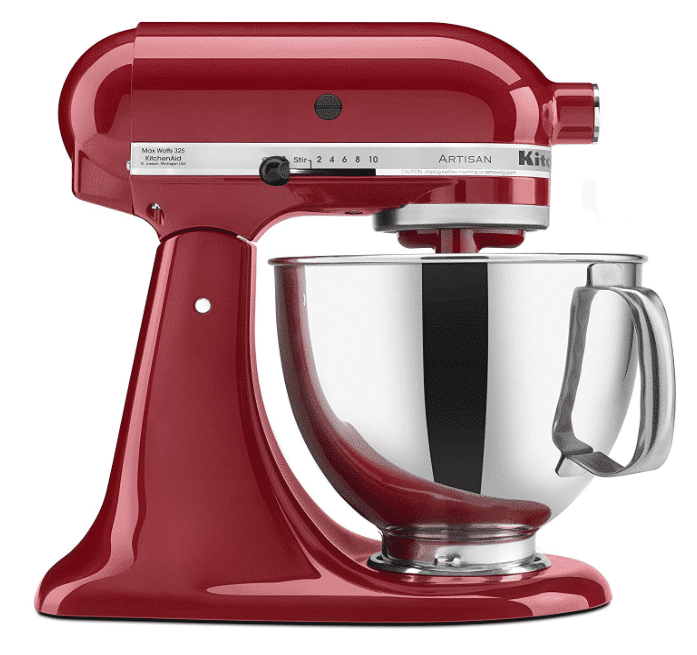 KitchenAid KSM150PSER Artisan Tilt-Head Stand Mixer with Pouring Shield