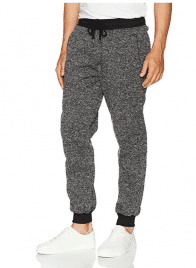 Southpole Men's Basic Fleece Marled Jogger Pant