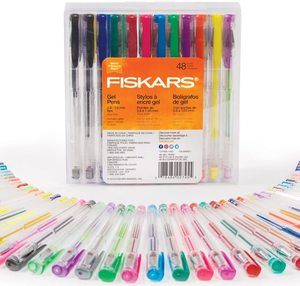 1. Fiskars 12-27457097J Gel Pen 48-Piece-Set