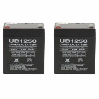 2. Set of 2 Razor E175 12 Volt 5AmpH SLA Replacement Scooter Batteries