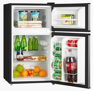 #3 Midea WHD-113FSS1 Dual-Door Mini Fridge