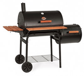 Char-Griller 1224 Smokin Pro 830 Square Inch Charcoal Grill with Side Fire Box